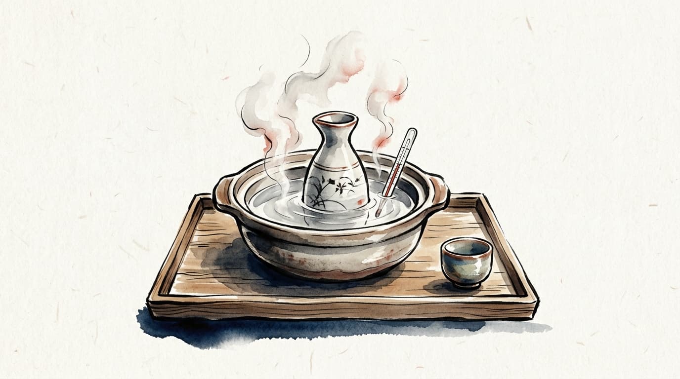 お燗のつけ方(湯煎・徳利)